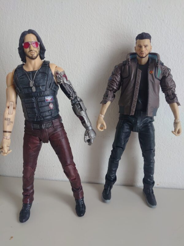 McFarlane Toys  Cyberpunk 2077 Johnny Silverhand & MALE V Figures