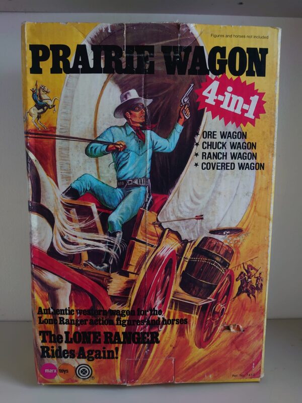 Marx Toys The Lone Ranger Prairie Wagon 1975