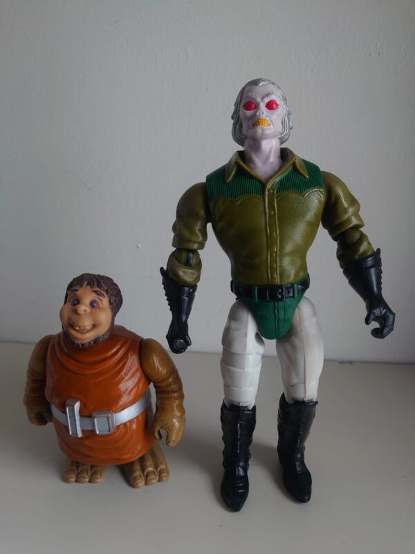 Mattel Bravestarr Tex Hex & Deputy Fuzz Action Figures 1986