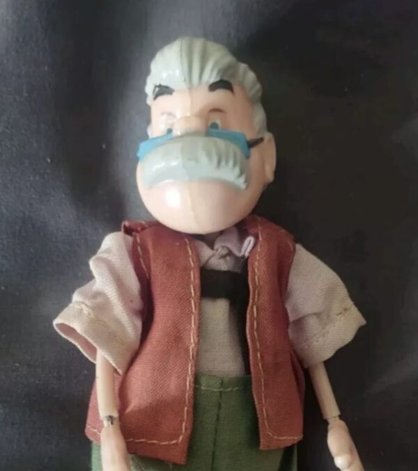 Marx Toys 1970s Geppetto Pinocchio Action Figure