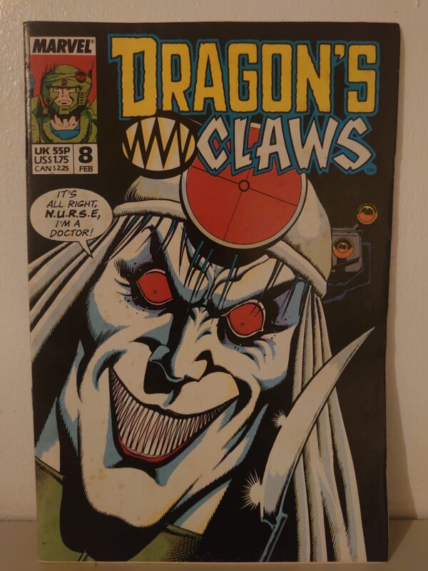 Marvel Comics Dragons Claw #8 Year 1989