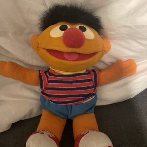 Vintage Tickle Me Ernie Sesame Street Interactive Toy Working